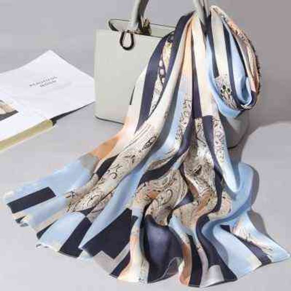 Silk scarves women&#039;s new 100% pure mulberry silk Satin Shawls