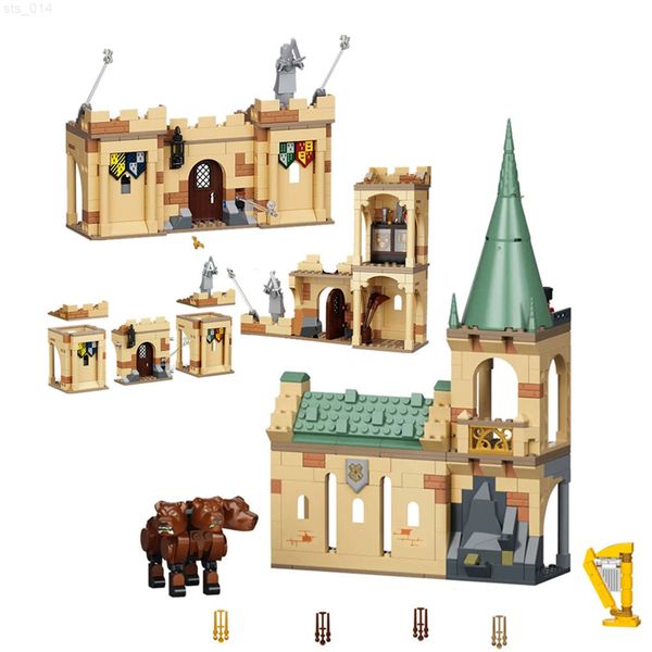 2022 Magic Series Castle Mini Dolls School 76387 76395 Building Bloc Brick Cartoon Action Figure Toy Model Anime Gifts Kid Boy T230103