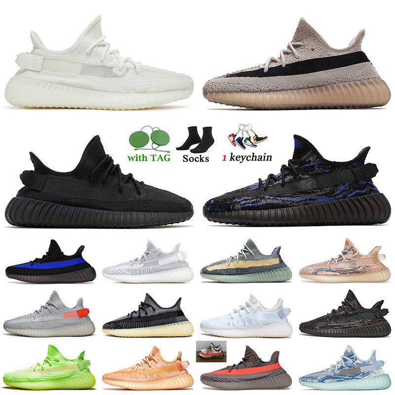Adidas Yeezy Boost 350 V2 running shoes for men women Bone Pure Oat Beige Black Onyx Dazzling Blue Beluga Reflective Static Mono Clay Beluga Zebra t