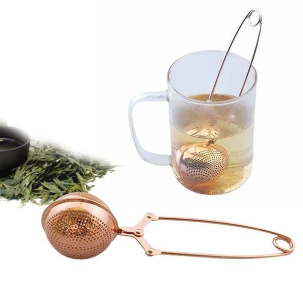 Tea Infuser Stainless Steel Teapot Tea Strainer Ball Coffee Vanilla Spice Filter Diffuser Household Tea Set Accessories FY4035 sxjul22