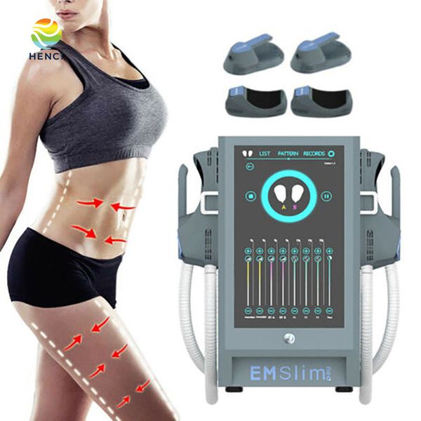 Top selling ems RF4 handles muscle stimulator Electromagnetic EMSlim neo RF weight loss fat reduce slimming machine