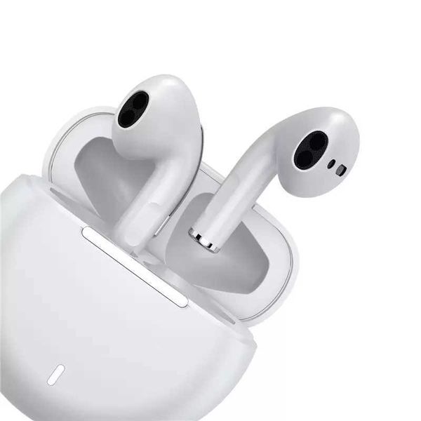 bluetooth TWS earphone 6 with noise cancelling Wireless Earbuds Headphone Chip Transparency Metal Rename POP GPS Wirless Charging Headphones