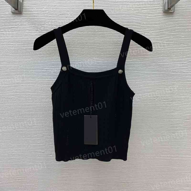 Womens Designer Tanks Camis Logo Print Design With Camisole Inside Crop Tops Brand High Quality Luxury Women Clothing