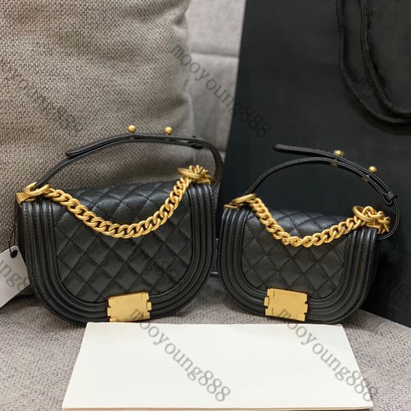 12A Upgrade Mirror Quality Luxurys Designer Womens Bag Coco Beach Mini Handbags Genuine Leather Caviar Quilted Flap Gold Bag Purse Crossbody