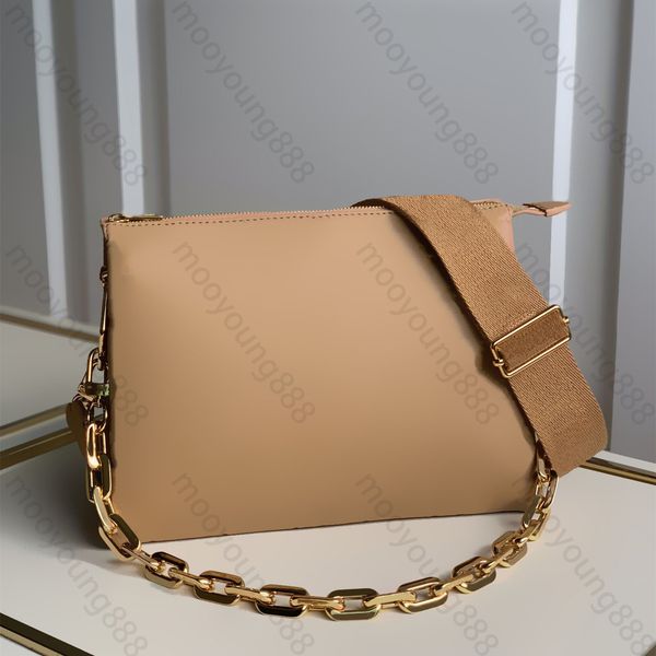 12A Upgrade Mirror Quality Designer Small Coussin Bag 26cm Womens Luxurys Handbags Genuine Leather Lambskin Zipper Bag Purse Black Shoulder