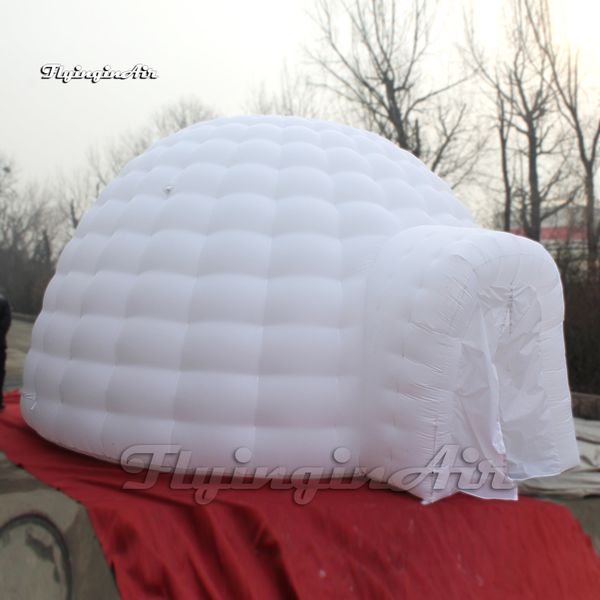 Advertising Inflatable Dome Tent 6m-8m White Airblown Igloo For Outdoor Party Event