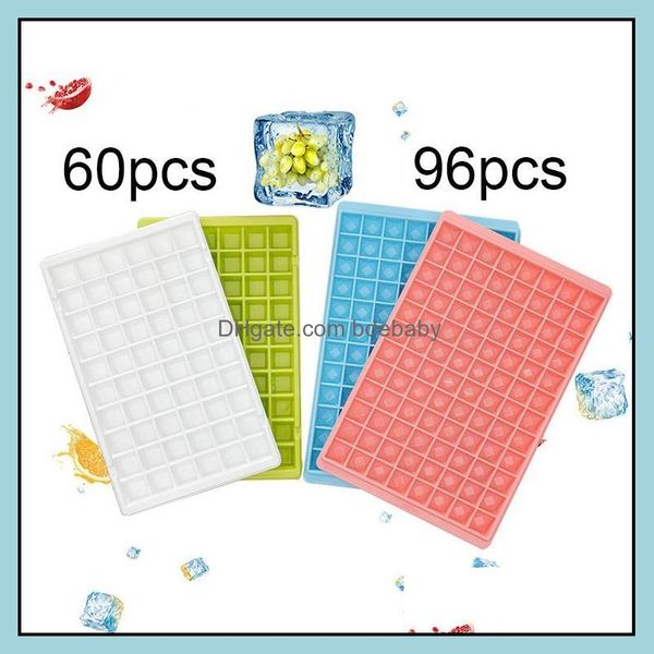 Other Kitchen Tools Kitchen Dining Bar Home Garden 60-96 Grids Diy Ice Cube Maker Mod Pp Plastic Ice-Tr Dhnri