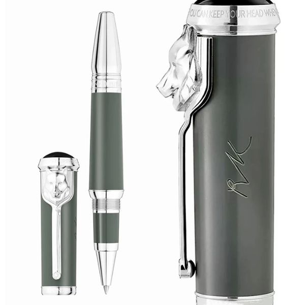 wholesale high quality Rudyard Kipg light green Roller Ball Pen School Office Stationery Writing Ballpoint pens No Box