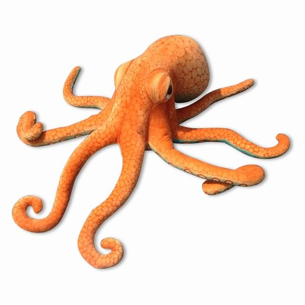Lifelike Plush Octopus Stuffed Toy Acquatic Animals Plush Toy Home Car Office Bar Decorative Creative Octopus Doll Kids Boys LJ201126