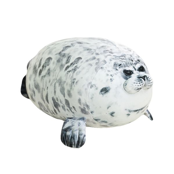 1 pc 30-60cm Cute Sea Lion Plush Toys Soft Marine Animal Seal Stuffed Doll for Kids Gift Sleeping Pillow 3D Novelty Throw Pillow LJ201126