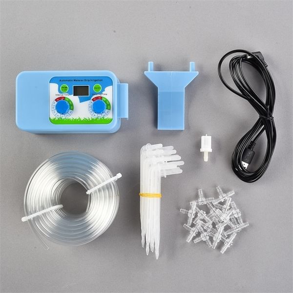 Water Pump Drip Irrigation Time Outdoor Flowers Plant Watering Timer Controller For Garden Automatic Garden Irrigation System T200530