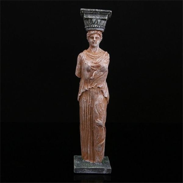 Resin Greek Goddess Statue Craft Statues For Decoration Art Carving Home Decor Aquarium Decor Figurines Sculpture Gift T200619