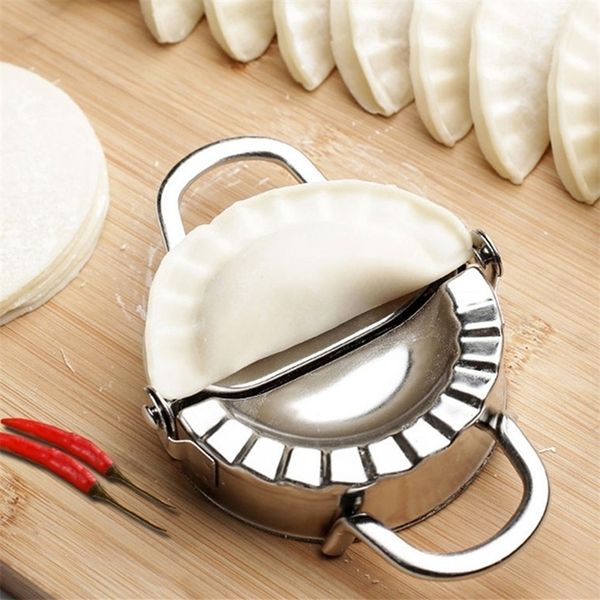 Easy DIY Dumpling Mold Wrapper Cutter Making Machine Cooking Pastry Tool Kitchen Tools Jiaozi Maker Device Y200618