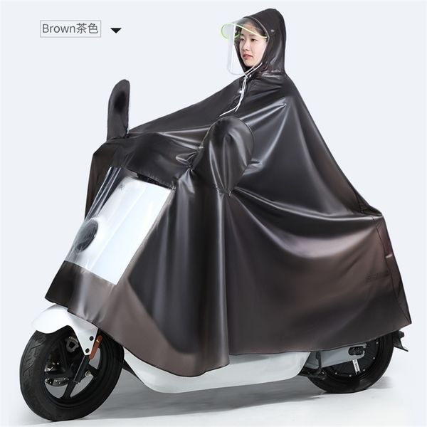 Black Overall Bike Waterproof Scooter Raincoat Jacket Survival Outdoors Vinyl Raincoat Portable Regenjacke Rider Rainsuit JJ14 201015