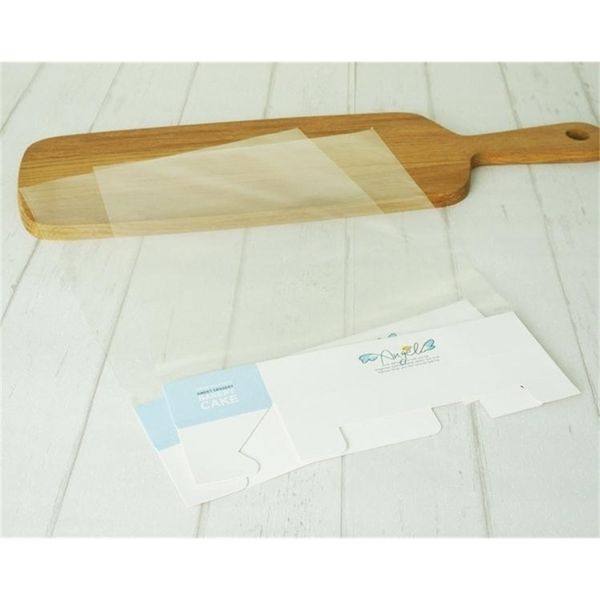 Clear Biscuit Cookie Candy Bread Plastic Bag Paperboard Packing Boxes Bakery Snack Box Puffs Bags Valentine&#039;s Day SN2102 201016