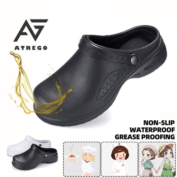 AtreGo Women Slippers Shoes Operating Room Nursing Nurse on Comfortable Light weight Sandals 210306