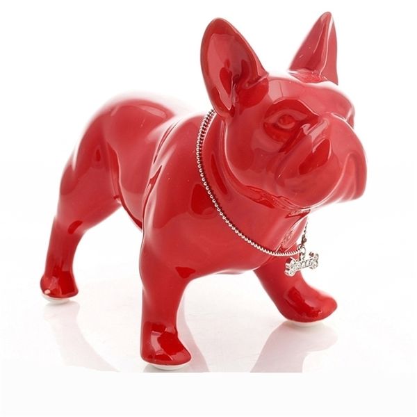 Resin French Bulldog dog statue home decoration accessories crafts room decoration dog ornament resin animal figurine gifts T200710