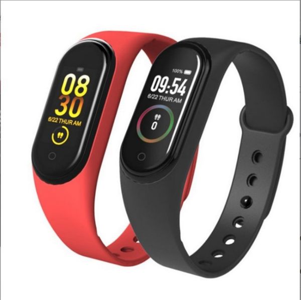 M4 Smart Digital Watch Wristbands Bracelet for Men Women with Heart Rate Monitoring Running Pedometer Wristband Calorie Counter Health Sport