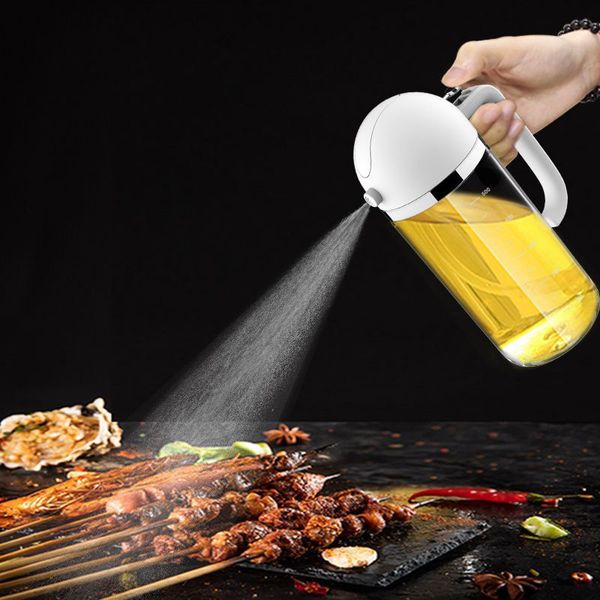 Cooking Utensils Spray Pouring Oil Bottle Oil-control Glass Mist Sprayer Oil-bottle Baking BBQ Oil Dispenser Bottles Multipurpose Seasoning-