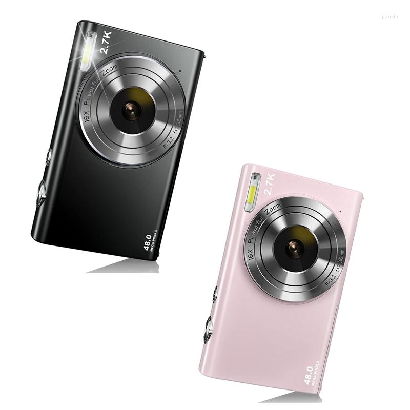 Digital Cameras Camera With Auto Focus 2.7K 48MP Vlogging 2.8 Inch Large Screen Stylish For TeensDigital