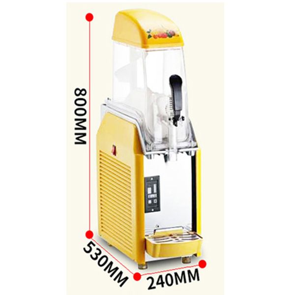 Commercial ice snow slush machine Single cylinder desktop electric snow mud smoothie machines Juice drink machine for sale