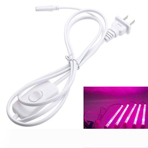 T8 T5 led tubes Extension Cord cable 300v 0.824MM2 4ft 5ft 6ft power cords with switch US Plug for integrated led tube