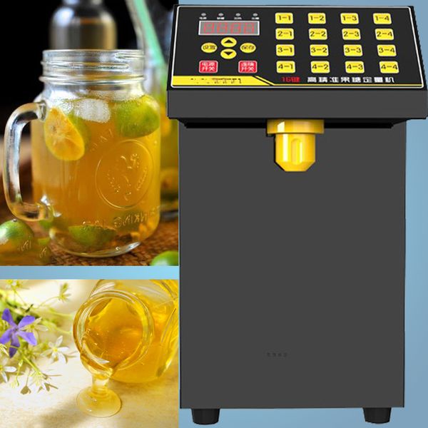 16 Quantitative Fructose machine Automatic Fructose Dispenser Syrup dispenser Bubble tea shop Milk tea Equipment levulose