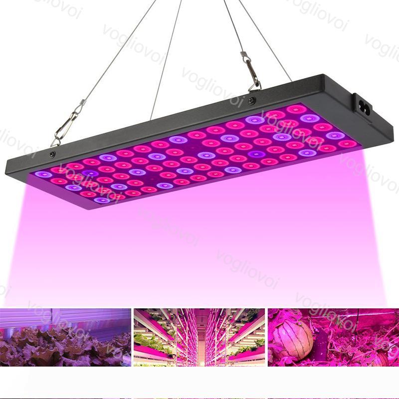 Full Spectrum Led Grow Lights 75LEDs Ultra Aluminium PC Cover For Covered Grow Tent Green Houses Plant Hydroponic Systems DHL
