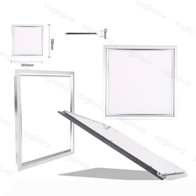 LED Panel Light 22W 25W 36W 300X300 300X600 600X600mm Side Emitting SMD2835 85-265V Cool White Aluminium For Office Hospital School DHL