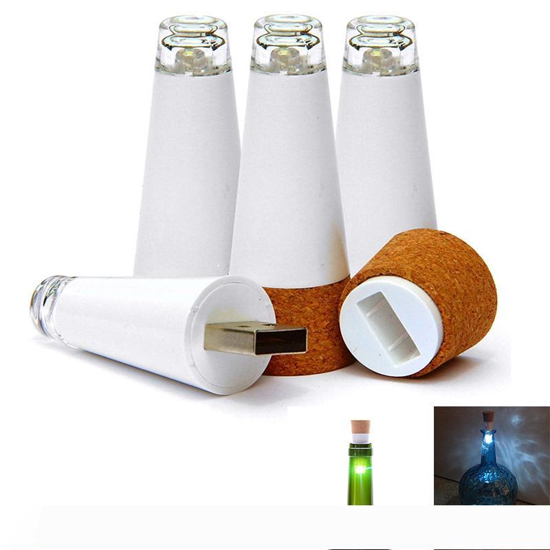 Bottle Lights LED Night Light USB Rechargeable Cork Shape Craft Lights for Wine Bottles Party Decor Lamp