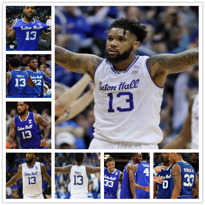 Custom baseball jersey Seton Hall Myles Powell Romaro Gill Anthony Nelson Michael Nzei Men Youth women College stitched