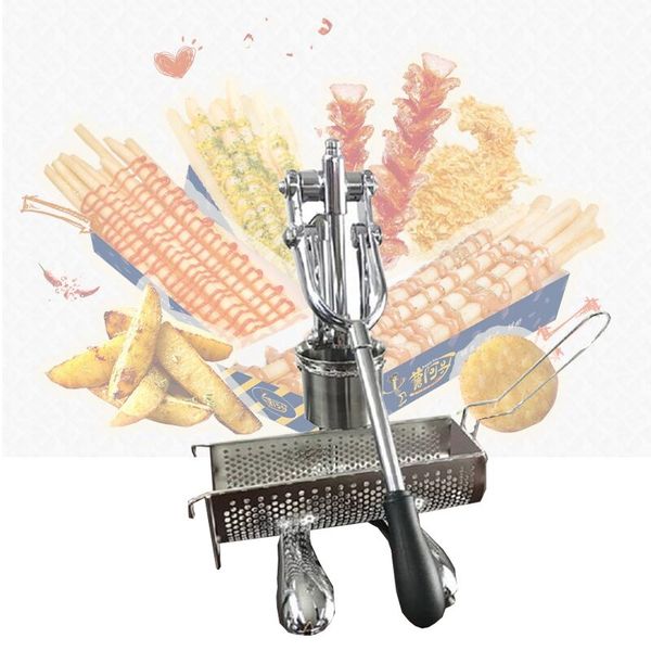 commercial manual super long french fry cutters potato strip extrusion equipment chips fries extruder fries maker making machine