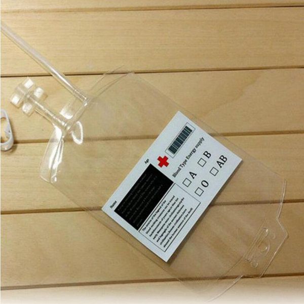 250ml Reusable Vampires Bags Package Blood Juice Bags Energy Drink Bag Halloween Pouch Props