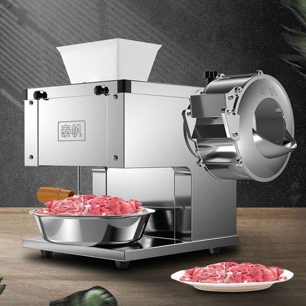 LINBOSS QRJ-TF Commercial Meat Cutting Machine For Pork Beef Chicken Breast Vegetable Potato Radish slicer Shred and dice