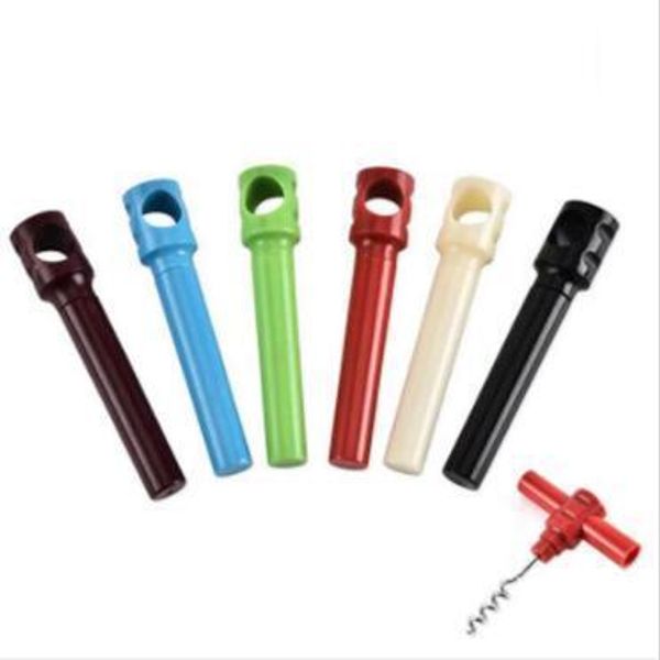 Bottle Opener Simple Practical Red Wine Plastic Screwdriver Home Creative Multi Function Corkscrew Wine Opener Car Kitchen Accessories