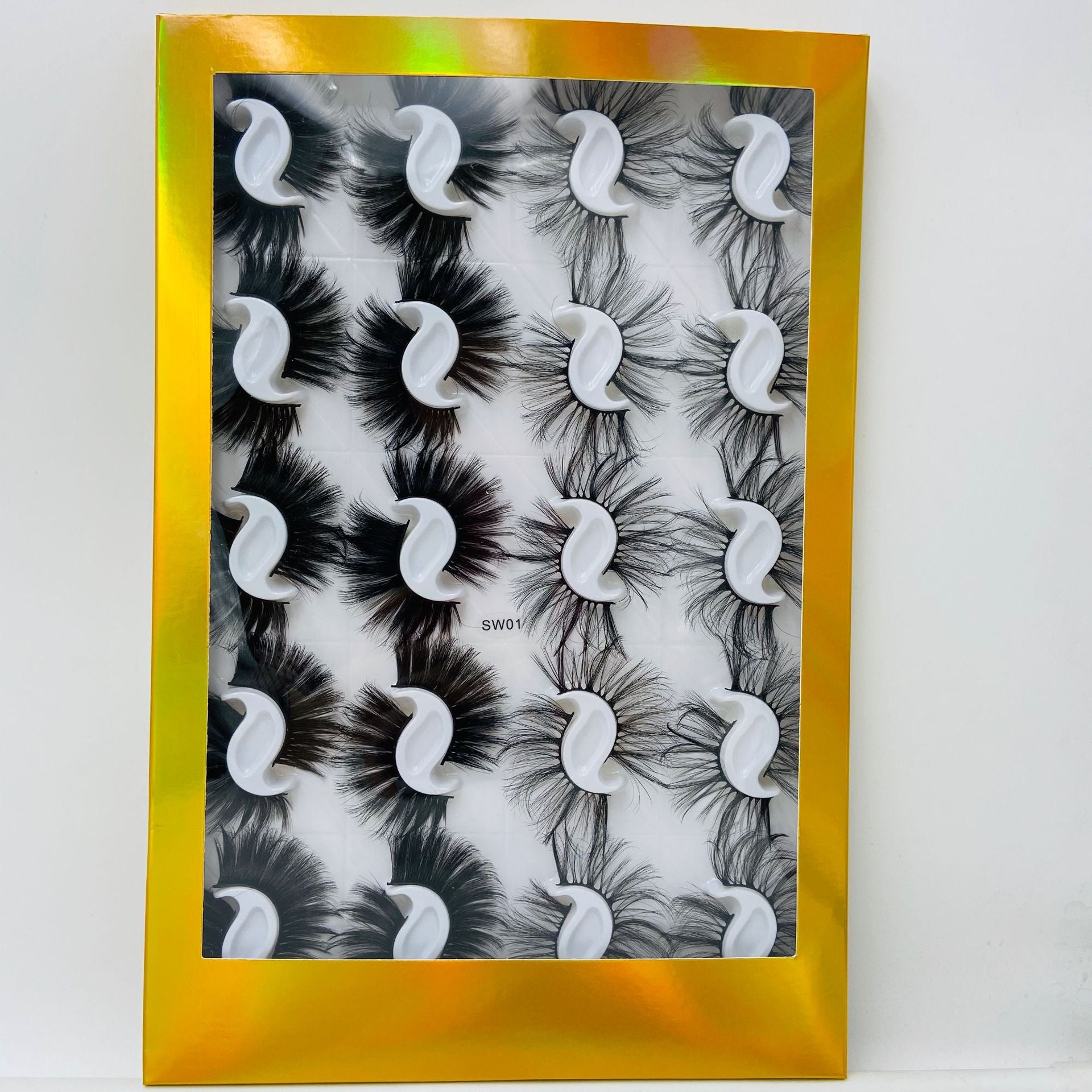 Curly mink false eyelashes 20 pairs set thick natural long handmade 3D fake lashes eye makeup accessory soft light 8 models available DHL Free