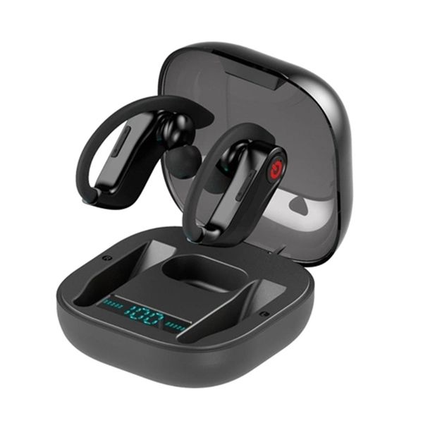 TWS 5.0 Mini Wireless Earphone Bluetooth Stereo Sport Headphones Case 950mah Waterproof Ear Hook Headsets MIC Q62