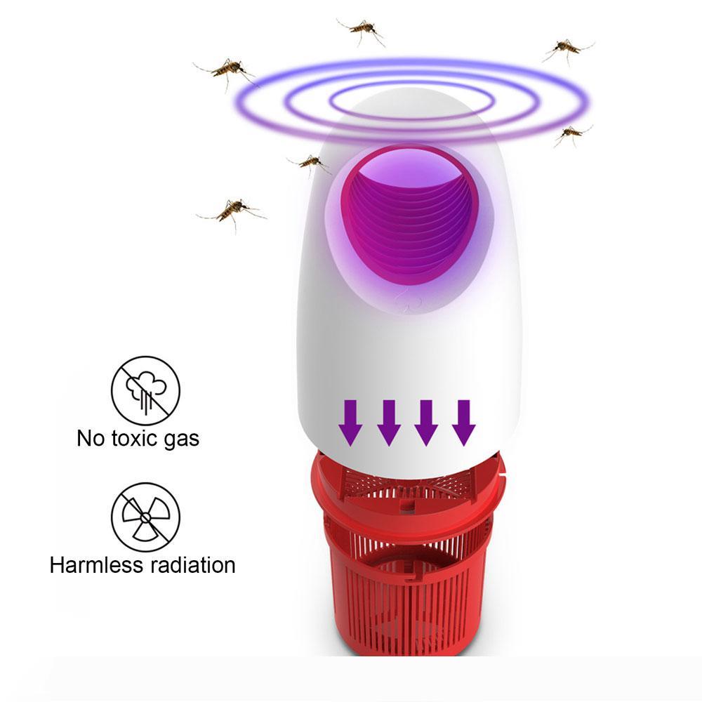 BRELONG Office Photocatalyst Mosquito Light For Home Bedroom Pregnancy Baby Child USB Mosquito Light White Black