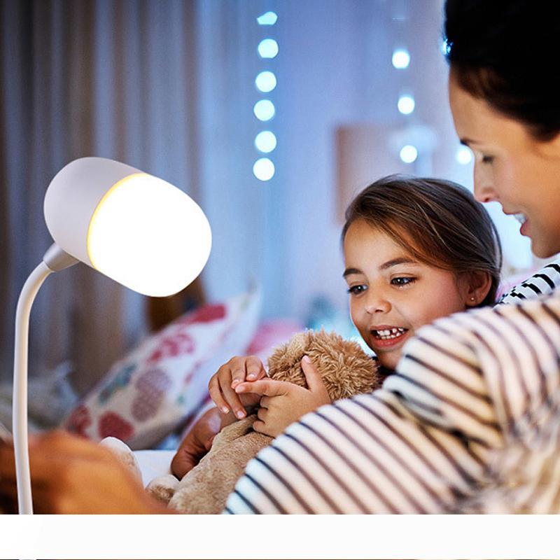 Wireless Charging Led Table Reading Desk lamp Smart Bluetooth Speaker Stepless 360Â° Flexible Eyecare Style Night light