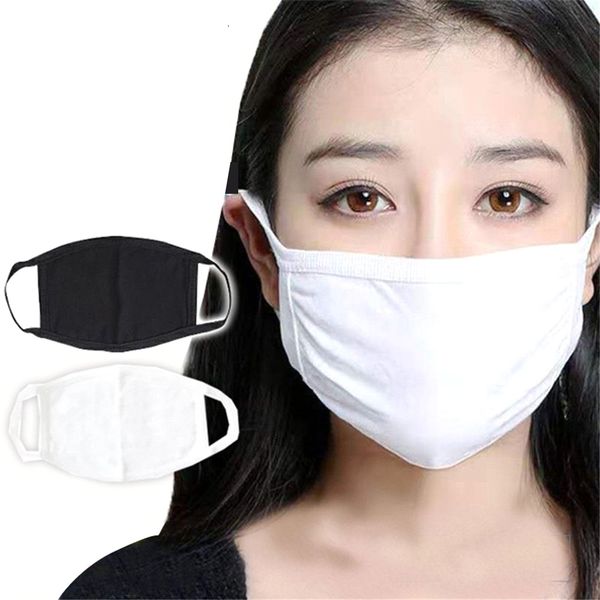 Anti-Dust Cotton Mouth Face Mask Man Woman Baumwollgesichtsmaske Cycling Wearing Black White Fashion High Quality Cotton Custom Face Mask