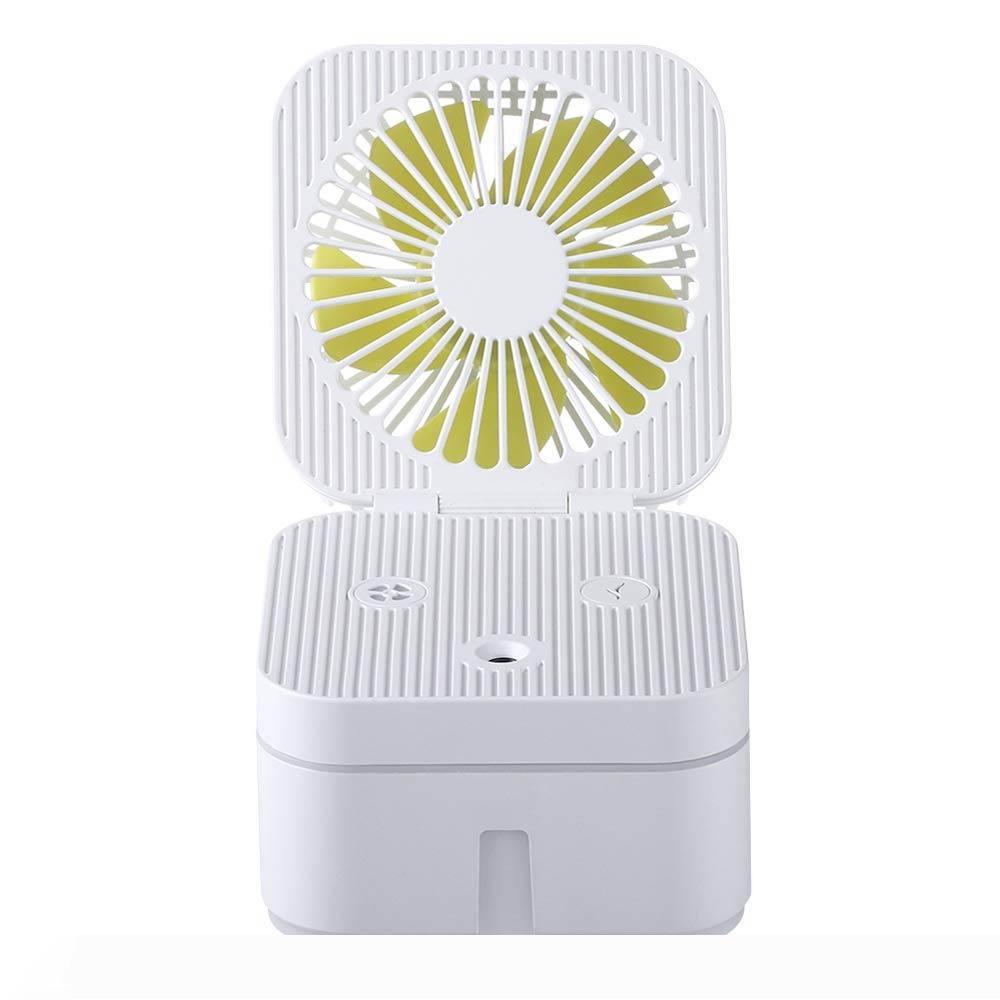 BRELONG Creative USB Cube Humidification Fan Large Capacity Office Home Desktop Fan Humidifier Travel Office Outdoor