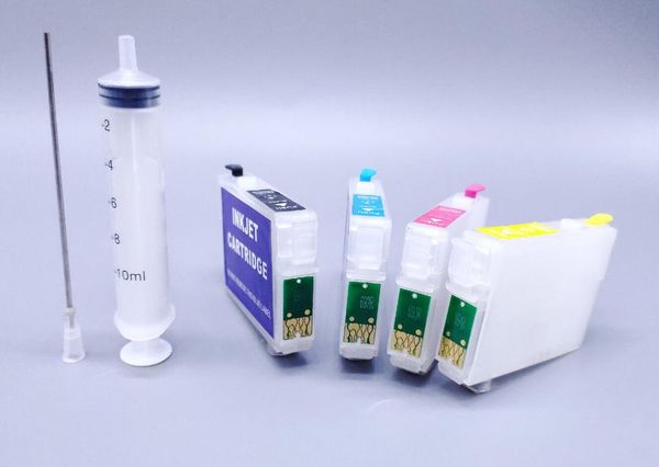 2sets-Lot T0691-T0694 Refillable ink cartridge for Epson CX5500 NX200 NX415 Workforce 50 etc printer With ARC chip