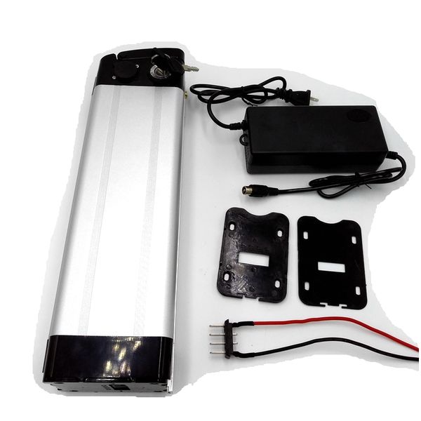 36V 10AH silver fish battery city electric bike 36v Seat Down bottom discharge fat tire