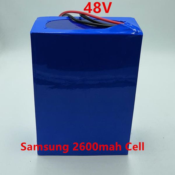 Big promotion 48V with Samsung 10AH 12AH 13AH 15AH 18AH 20AH cell Li-ion Battery Pack Electric Bike 30A BMS