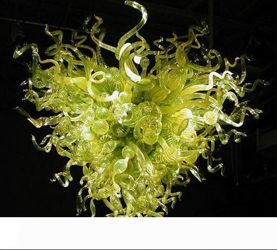 Free Shipping AC Led Bulbs 110v 240v High Ceiling Pretty Light Fashion Pattern Glass Chandelier Wholesalers