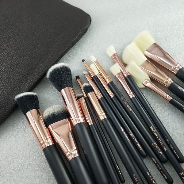 Makeup Brushes Makeup Brushes 15pcs-Set Professional Brush Set Eyeshadow Blending Pencil Cosmetics Tools With Bag CL250118