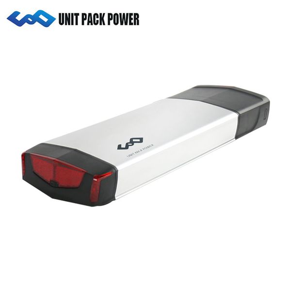 Rear Rack Electric Bike Battery 36V 13Ah E-Bike Lithium with Charger for 250W 350W 500W Bicycle
