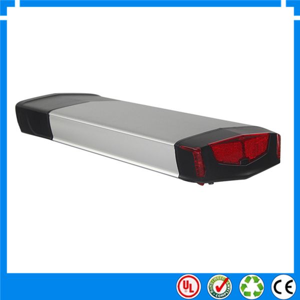 EU US no tax Newest 36v 10ah 12.5ah 17.5ah rear rack battery electric bike lithium e-bike with Charger
