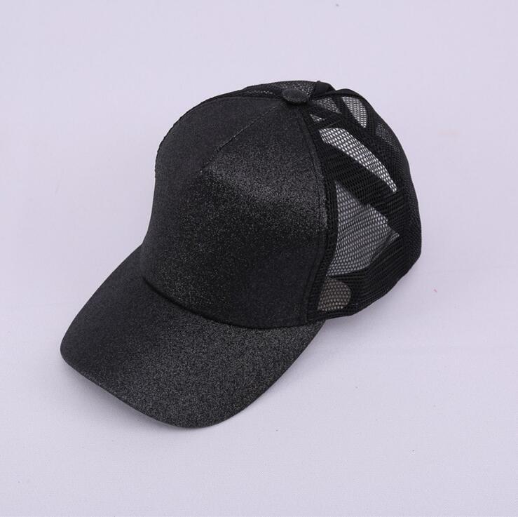 Women Sequined Bling Baseball Cap Coating Fashionable Out Sunshade Hat Denim Cotton Baseball Cap Glitter