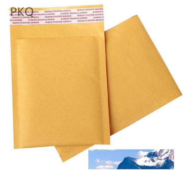 21 sizes Yellow Kraft Bubble Mailing Envelope Bags 10pcs Bubble Mailers Padded Envelopes Packaging Shipping Bags 11x15cm-20x25cm